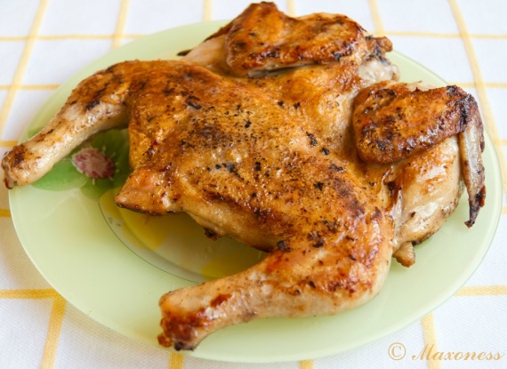 Цыплёнок табака. Грузинская кухня